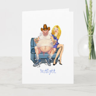 Sie got es noch… Manngeburtstag Karte