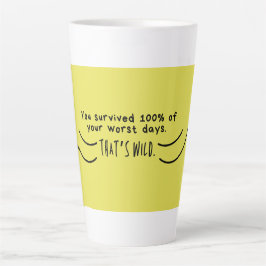 Sie haben 100% Tasse überlebt - Motivierend Zitat