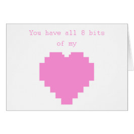 Sie haben alle 8 Bits meines Herzens