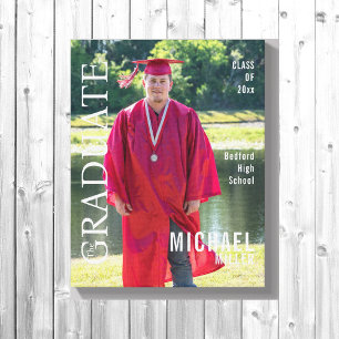Sie haben das Cover des Graduate Foto Magazine ers Leinwanddruck