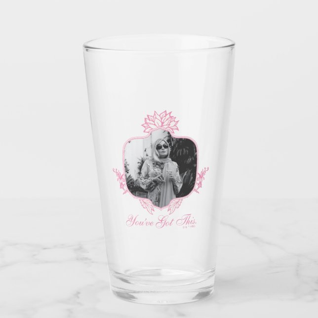 Sie haben das Got - die weiße Lotus Glas (Vorderseite)