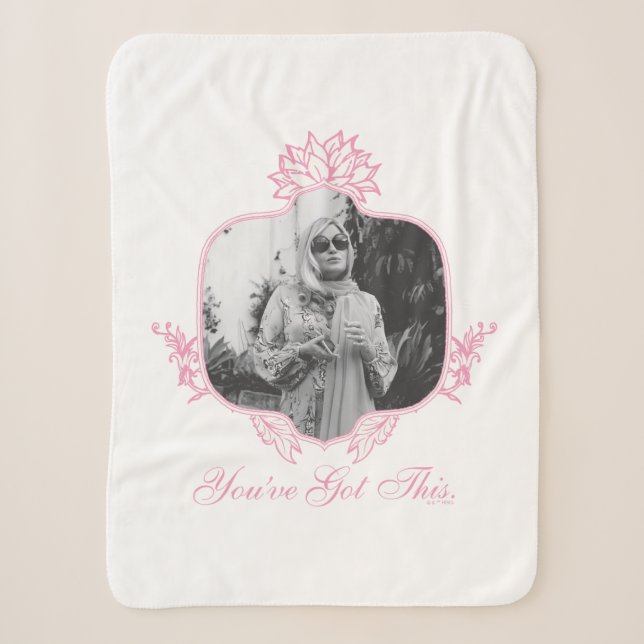 Sie haben das Got - die weiße Lotus Sherpadecke (Vorderseite)