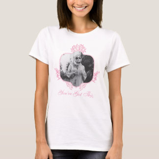 Sie haben das Got - die weiße Lotus T-Shirt