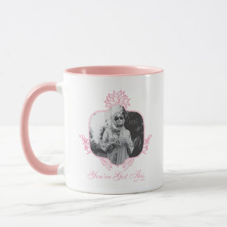 Sie haben das Got - die weiße Lotus Tasse