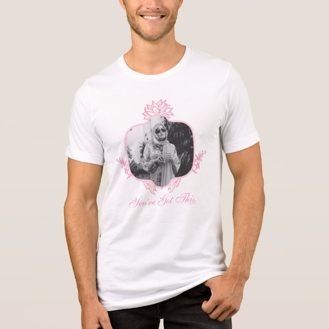 Sie haben das Got - die weiße Lotus Tri-Blend Shirt (Vorderseite)