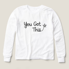 "Sie haben das Got" Motivierend Star-Design