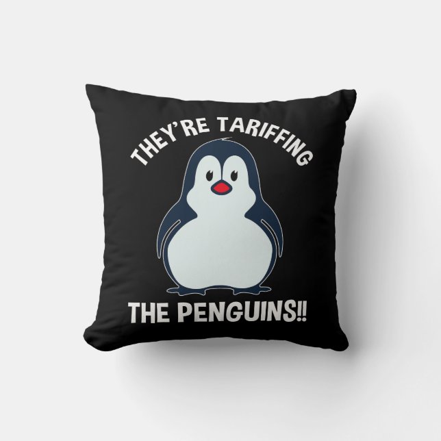 Sie haben die Pinguine gezaubert!! Kissen (Vorderseite)