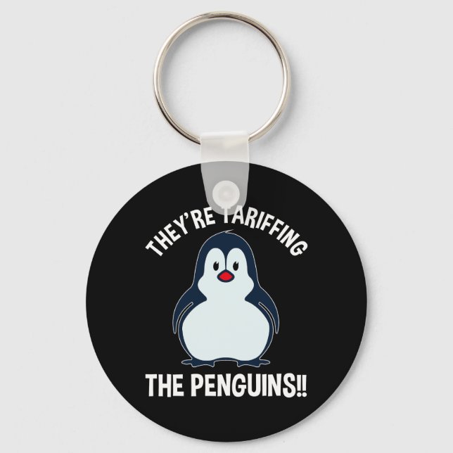 Sie haben die Pinguine gezaubert!! Schlüsselanhänger (Vorderseite)