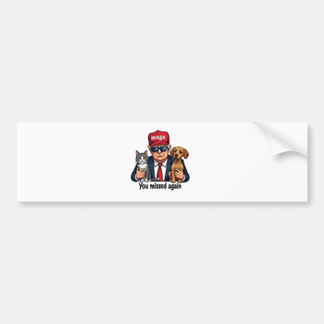 Sie haben die Wahl von Trump für Haustiere wieder  Autoaufkleber (Vorne)