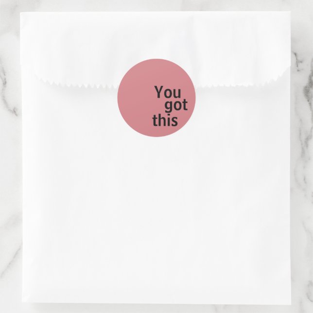 Sie haben dies got - Aufkleber (Tasche)