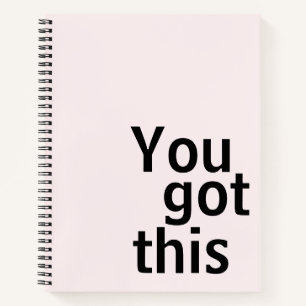 Sie haben dies got - notizbuch