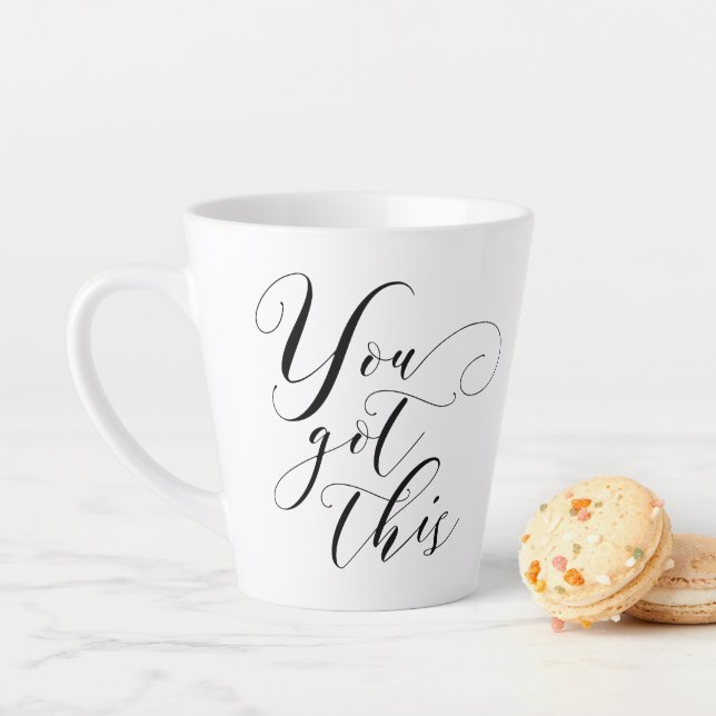 Sie haben dies Got - Stilvolle Typografie Inspirat Milchtasse (Beispiel)