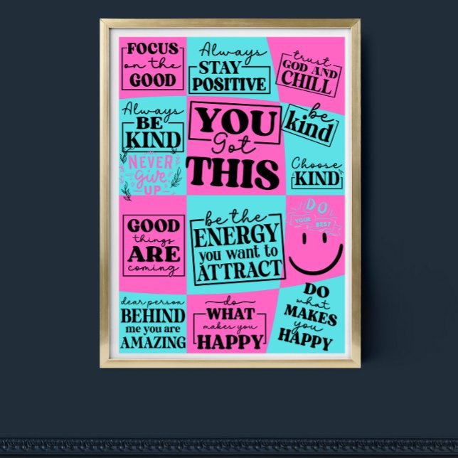 Sie haben diese inspirierende Motivationskostenkun Poster (Von Creator hochgeladen)