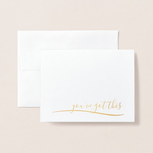 Sie haben diese Karte der Ermutigung Got (Vorderseite mit Umschlag)