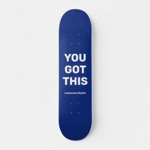 Sie haben dieses Coole Blau Got   INDIVIDUELLE NAM Skateboard