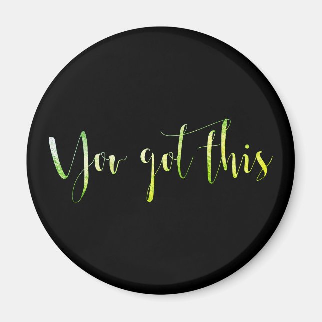 Sie haben dieses Greenly Green Zuhause Office-Mana Magnet (Vorne)