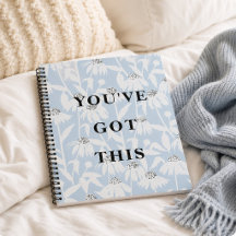 Sie haben dieses Quote Cosmos Blume Notebook Got