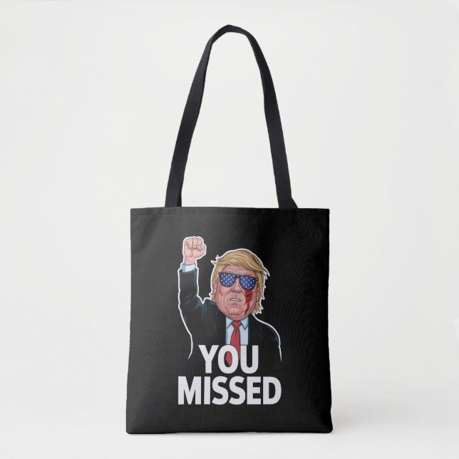 Sie haben Donald Trump vermisst Tasche (Vorderseite)