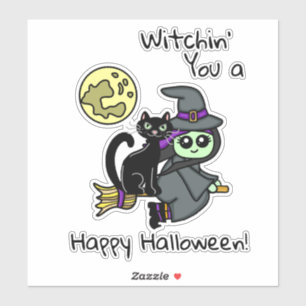 Sie haben ein glückliches Halloween-Sticker Aufkleber