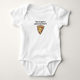 Sie haben eine Pizza My Heart Got - Niedlich Pizza Baby Strampler