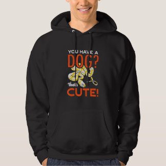 Sie haben einen Hund, der süß ist Bananen-Kugelpyt Hoodie