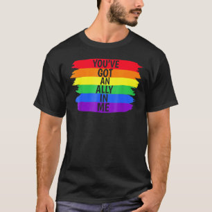 Sie haben einen Verbündeten in Me Lgbtqia Sie Got  T-Shirt