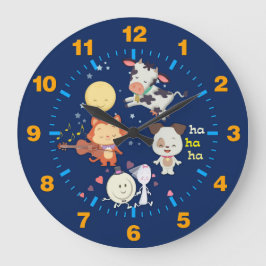 Sie haben gediddle große wanduhr