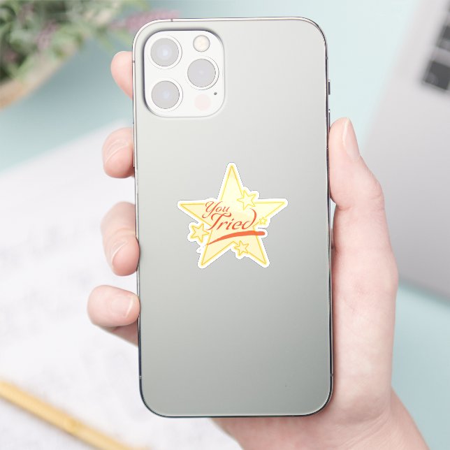 Sie haben "Gold"-Star-Sticker getestet Aufkleber (Telefon)
