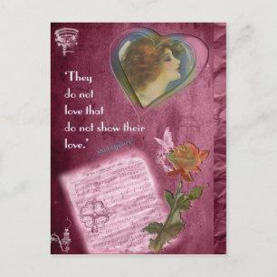 Sie haben keine Liebe... Postkarte