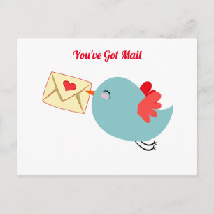Sie haben Mail Got Postkarte
