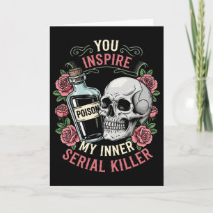 Sie haben meine innere Serienmörder-Spooky-Jahresz Karte