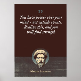 Sie haben Power über Ihren Geist - nicht außerhalb Poster