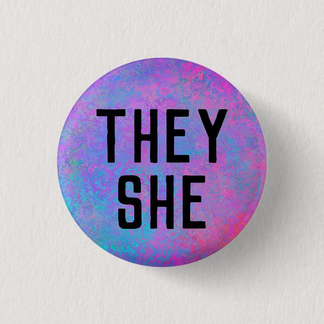 Sie haben Pronomen Button (Vorderseite)