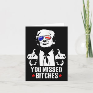 Sie haben Shirt verpasst, Sie haben Trump 2024 ver Karte
