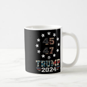 Sie haben Trump 2024 US-amerikanische Flagge 2 Sei Kaffeetasse