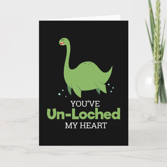 Sie haben unbesonnen Loch Ness Nessy Karte (Vorderseite)