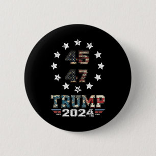 Sie haben zweimal daneben getroffen Western Trump Button