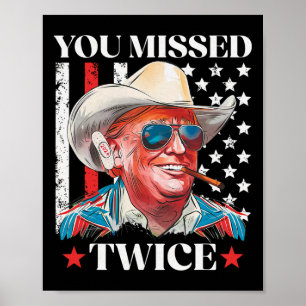 Sie haben zweimal Western Trump Cowboy Trump 2025  Poster