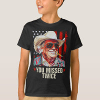 Sie haben zweimal Western Trump Cowboy vermisst |