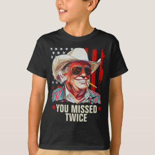 Sie haben zweimal Western Trump Cowboy vermisst T-Shirt