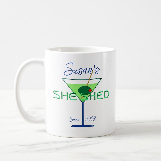 Sie hat die Bar der Frauenhöhle geschüttelt Kaffeetasse (Links)