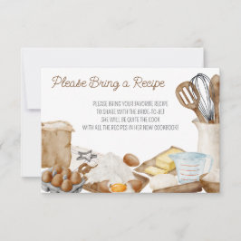 Sie hat ihr Rezept für Liebe gefunden! Bring ein R Einladung