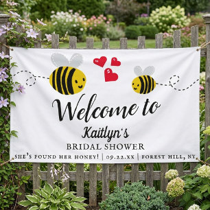 Sie hat ihren Honigbienen-Junggesellinnenabschied Banner