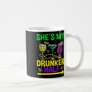 Sie hat mein Betrunkeneres Halbfinale, Mardi Gr Kaffeetasse