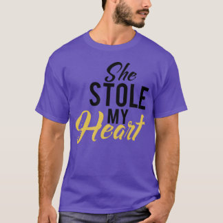 sie hat mein Herz gestohlen Mädchen T-Shirt