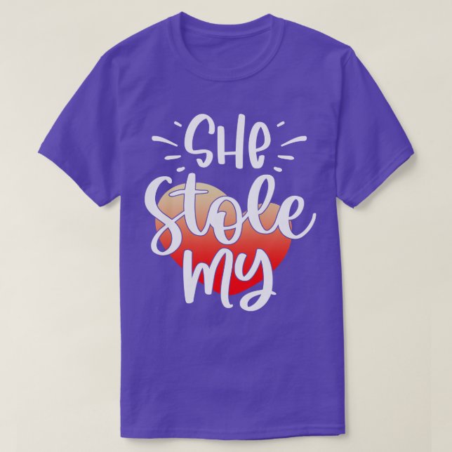 Sie hat mir das Herz gestohlen T-Shirt (Design vorne)