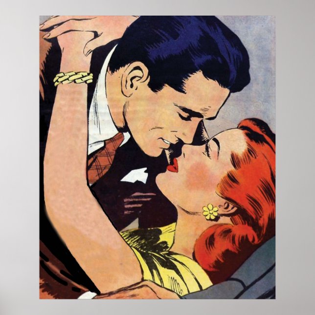 Sie hat rotes Haar und ein Poster (Vorne)