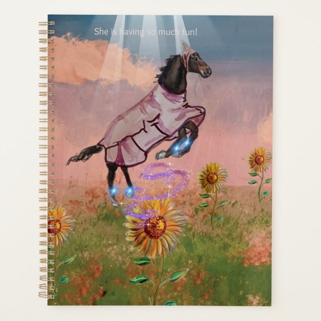 sie hat so viel Spaß! Planer (Vorderseite)