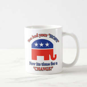 Sie hatten die Hoffnung, Zeit für den Wandel zu ha Kaffeetasse