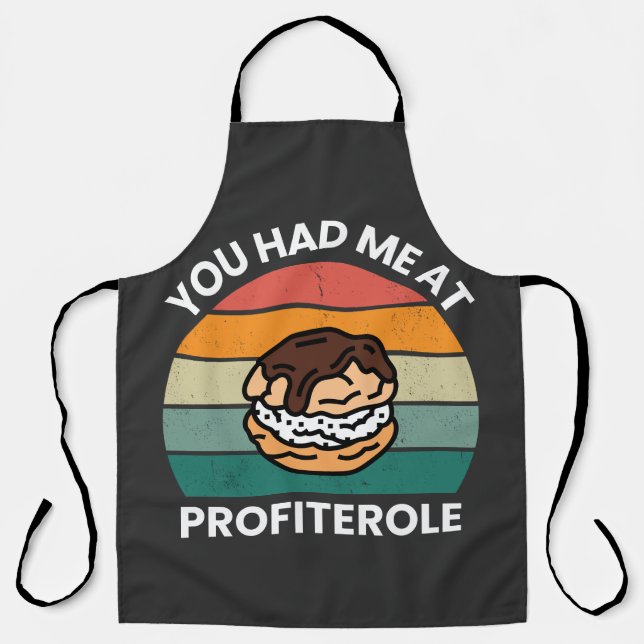 Sie hatten mich als Profiterole Schürze (Vorderseite)